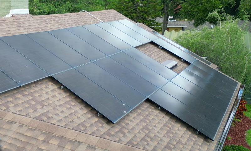 solar panel roof value